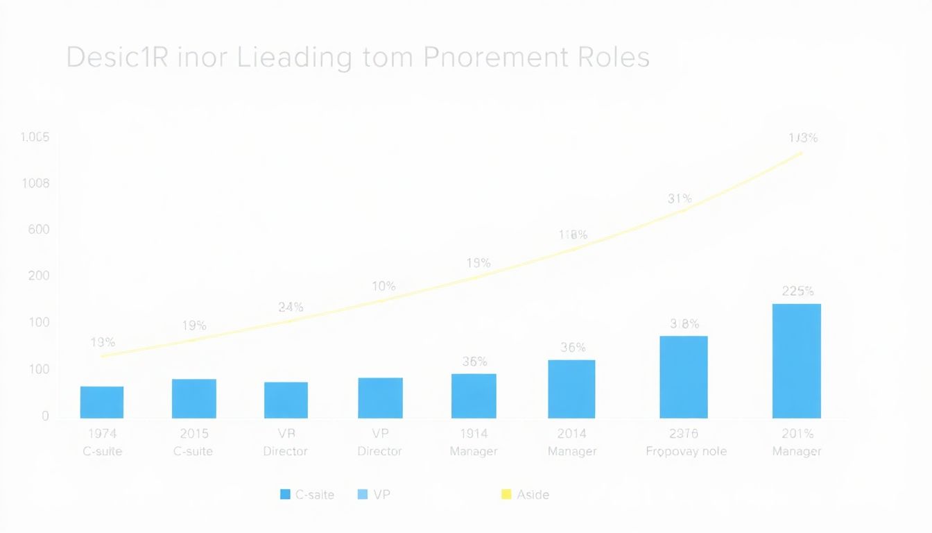 A graph showing the growth of AI-related leadership roles over the past two years, with a focus on C-suite, VP, director, and manager positions.