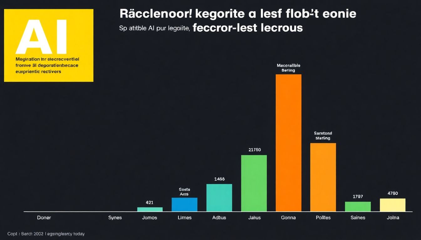 A bar chart illustrating the distribution of AI job titles, with a highlight on the rise of generative AI roles.