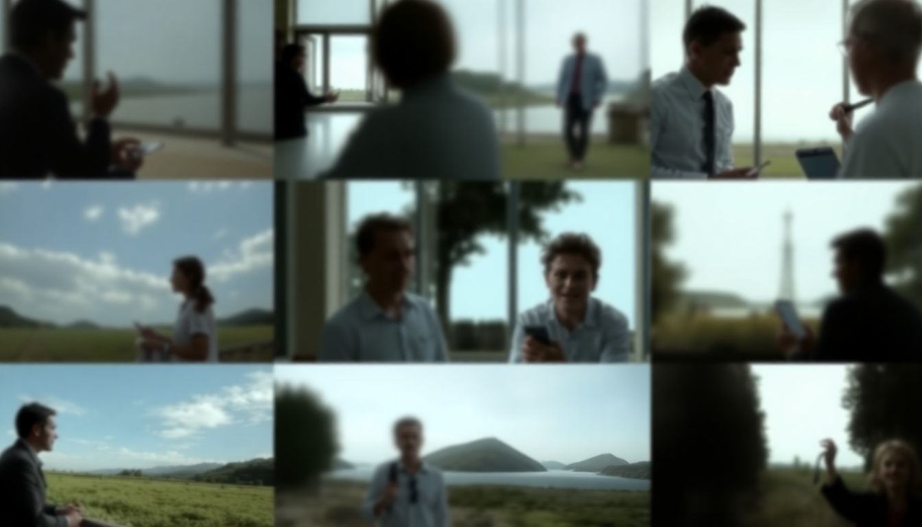 Text-to-Video Models: Bringing Imagination to Life A series of video frames generated from text prompts, showcasing various realistic scenes.