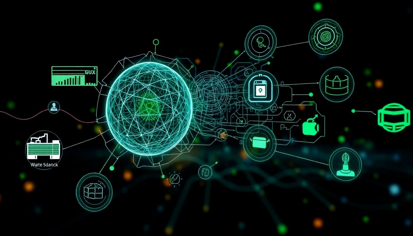 Illustrate Nvidia's cutting-edge GPUs and Palantir's AI Platform in action, showcasing their real-world applications and impact on various industries.