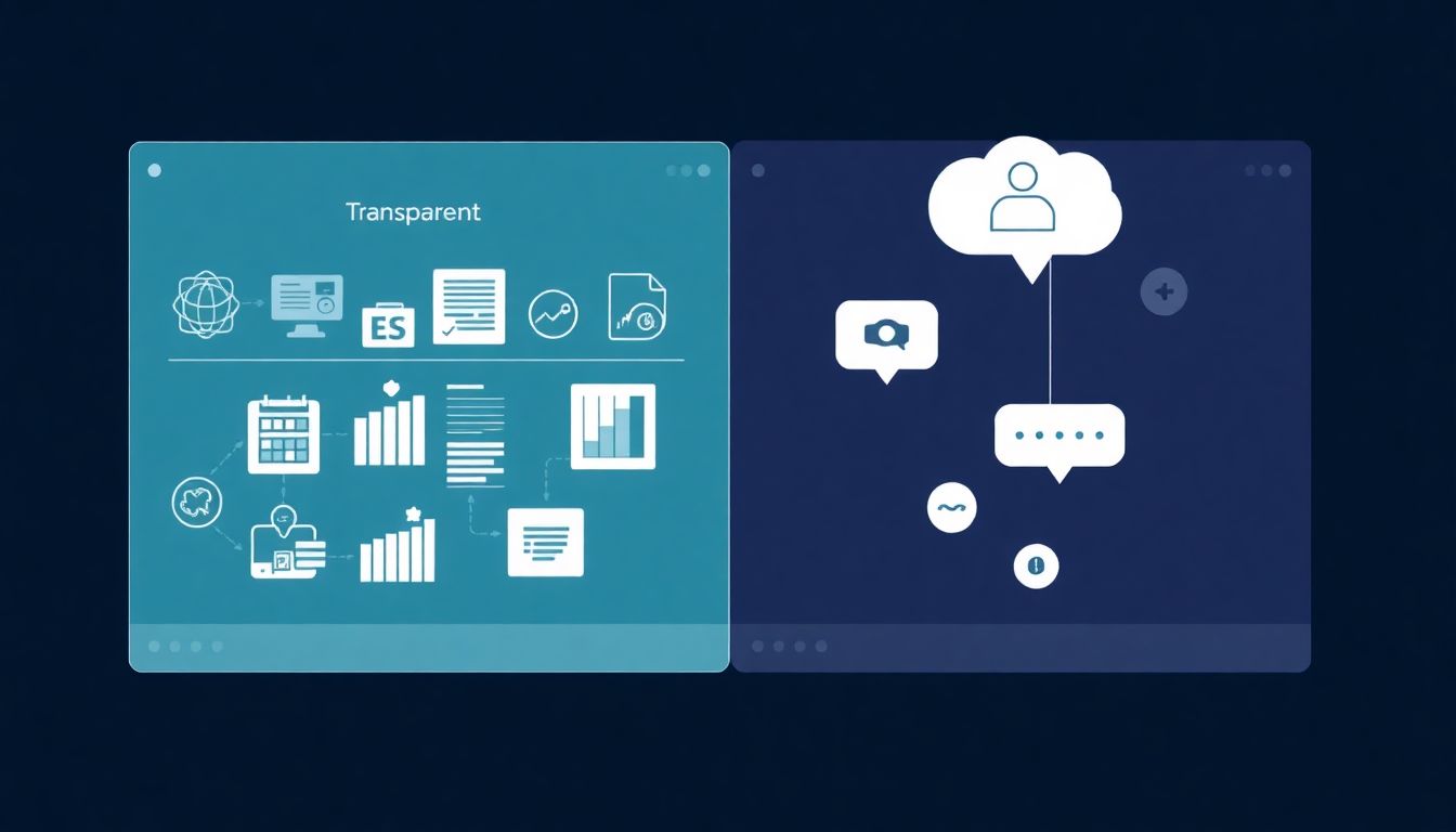 An image depicting transparent data processes and open communication channels in a clinical setting.