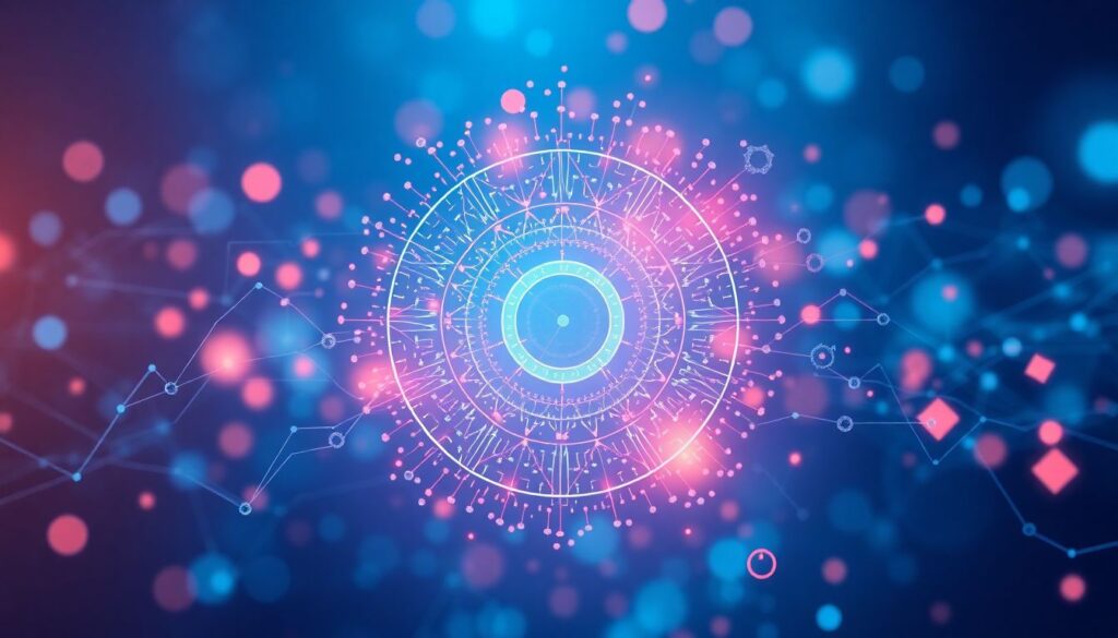 Create an image that represents the intersection of AI, trust, transparency, and clinical healthcare, depicting a harmonious and innovative future where all elements work together seamlessly.